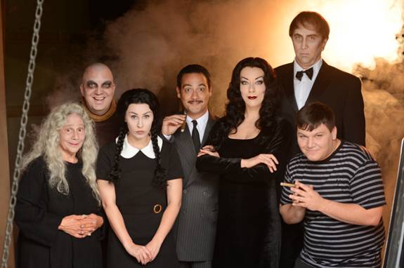THE STAGE cast of THE ADDAMS FAMILY