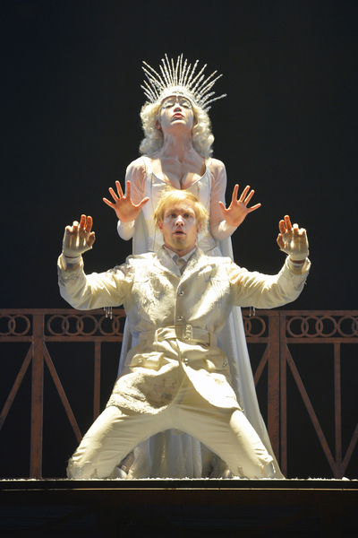 JANE PFITSCH as The Snow Queen and TIM HOMSLEY as Kai