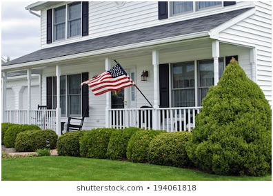 Flag on House